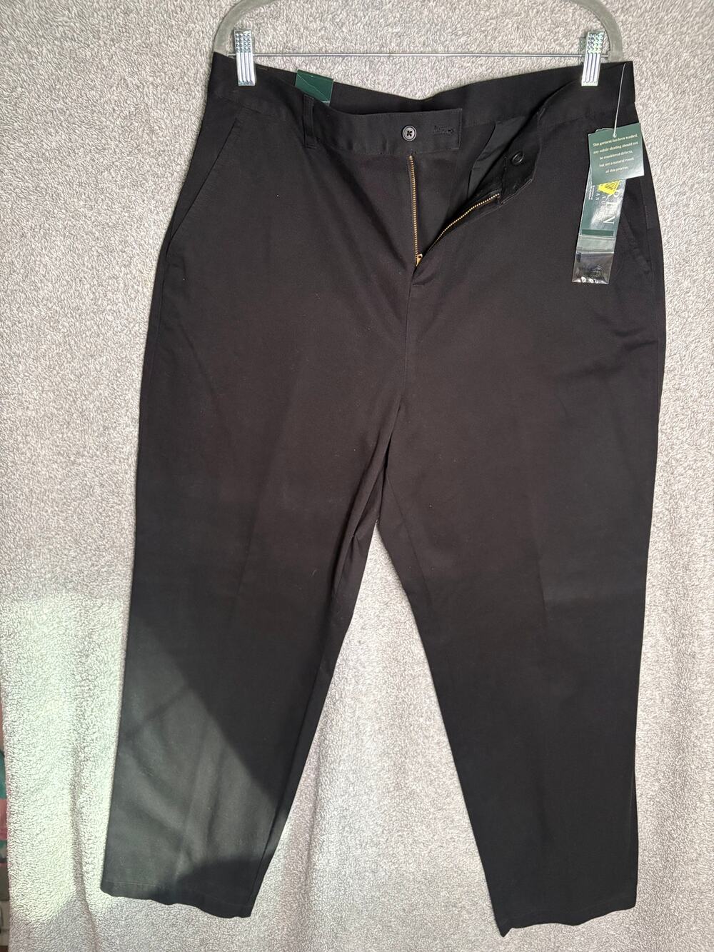 Vintage Lauren Ralph Lauren 16W Black Cotton Pants NWT